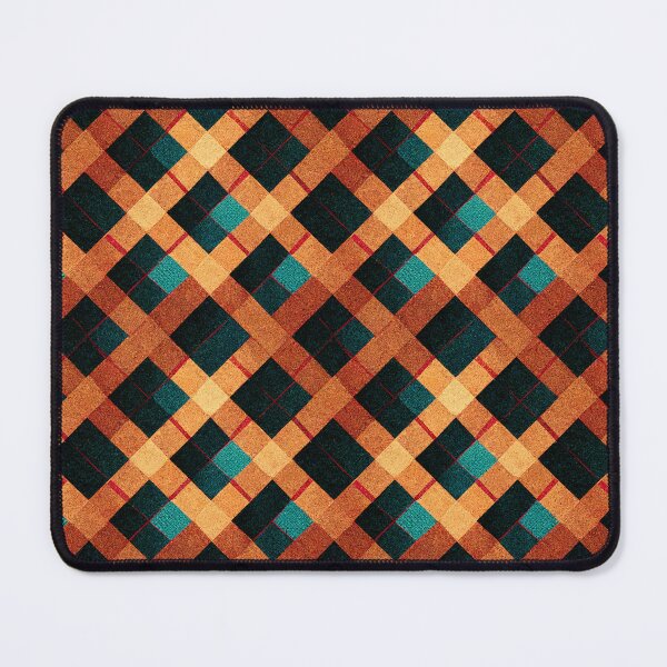 Item preview, Small Orange And Green Argyle designed and sold by TreasuryOE.
