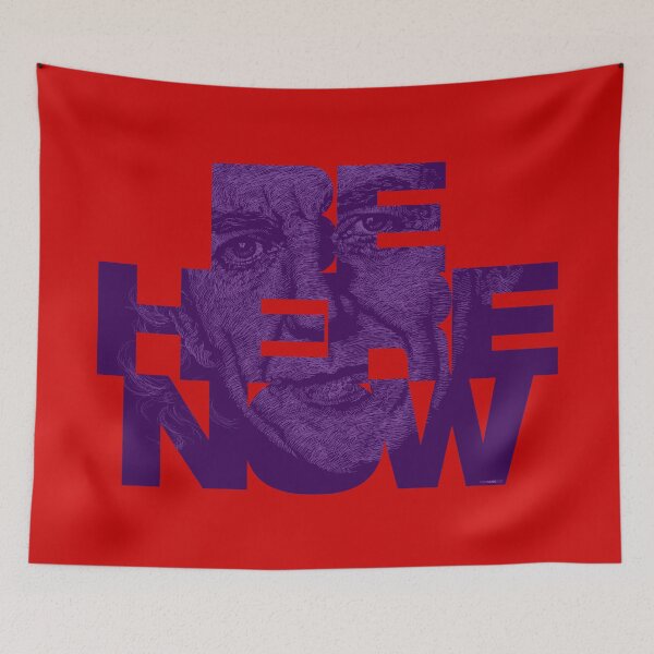 Item preview, BE HERE NOW - ILLUSTRATION designed and sold by WOOFANG.