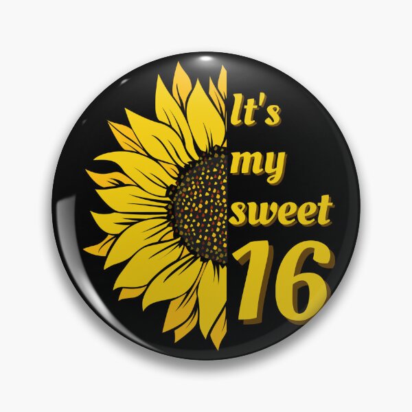 Item preview, It's my Sweet 16, 16th Birthday Gift, Sunflower Birthday Decor designed and sold by JKDESIGNS61219.