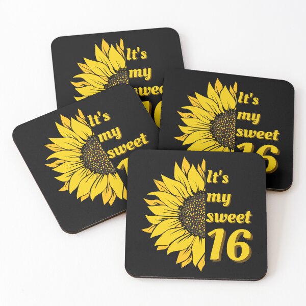 Item preview, It's my Sweet 16, 16th Birthday Gift, Sunflower Birthday Decor designed and sold by JKDESIGNS61219.