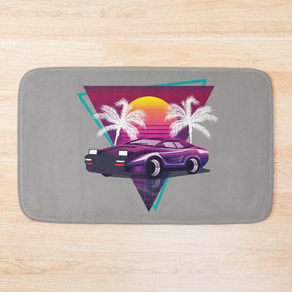 Item preview, vaporwave retro sunset palm sports car 80's designed and sold by samah82.