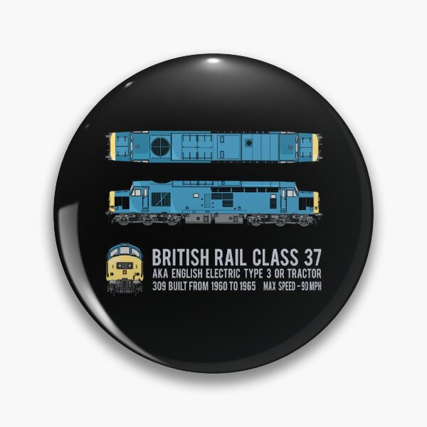 Item preview, British Rail Class 37 English Electric Type 3 Locomotive Diagrams Gift designed and sold by Maljonic.