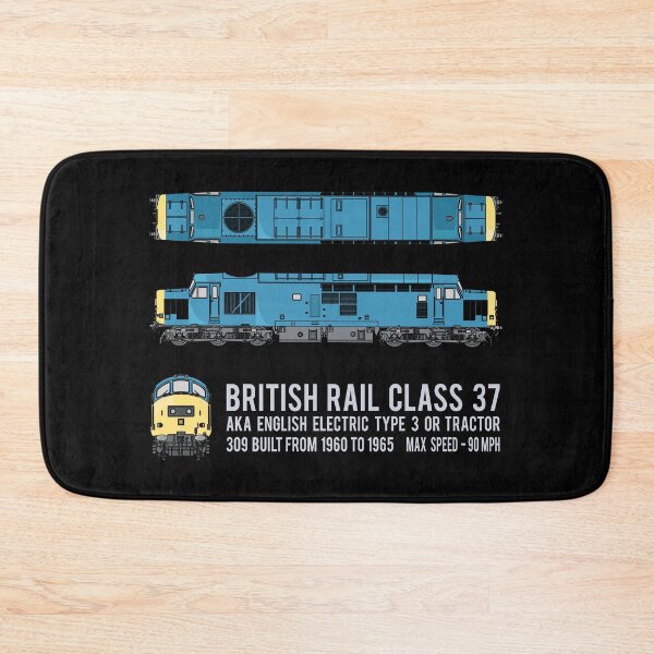 Item preview, British Rail Class 37 English Electric Type 3 Locomotive Diagrams Gift designed and sold by Maljonic.