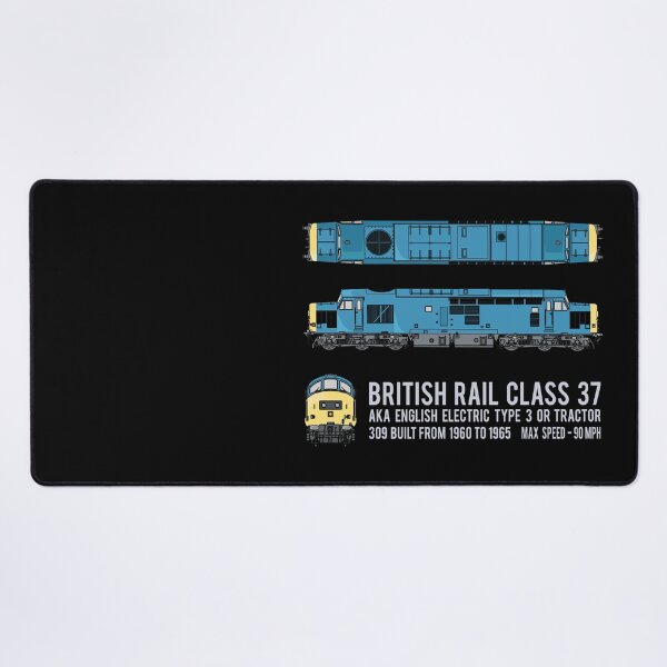 Item preview, British Rail Class 37 English Electric Type 3 Locomotive Diagrams Gift designed and sold by Maljonic.