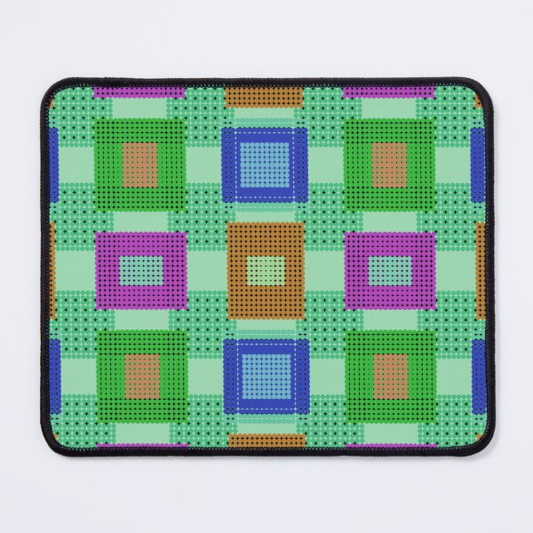 Item preview, Colorful Squares Grids Patchwork Seamless Pattern designed and sold by S4Graphics.