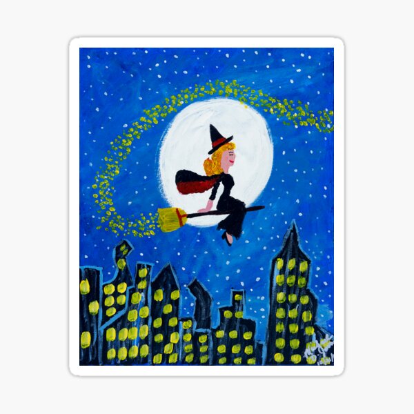 Samantha's Midnight Ride Sticker