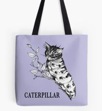 Caterpillar, Cat + Caterpillar Hybrid Animal Tote Bag