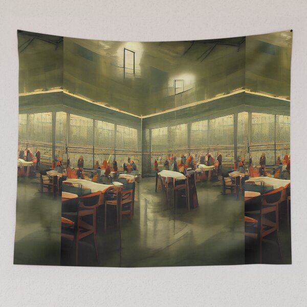 Item preview, Planet Warz - Hellcabone Prison Block Alliance - Cafeteria A "Planet Hellcabone" designed and sold by Brazz Official.