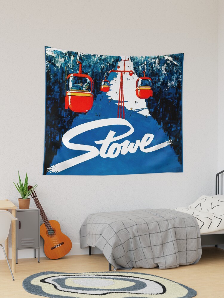 Skiing tapestry best sale