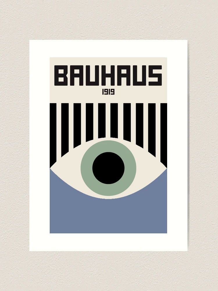 Bauhaus Exhibition 1919, Bauhaus Wall Art, Bauhaus Exhibition
