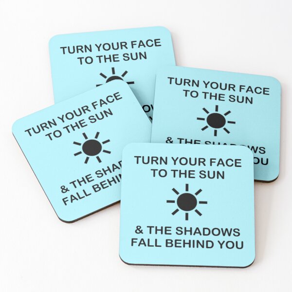 Item preview, TURN YOUR FACE TO THE SUN | Inspirational Words designed and sold by CONTEMPORARY ART~DESIGN.