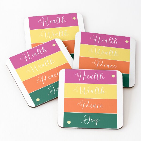 Item preview, Health Wealth Peace Joy designed and sold by Thewelllife.