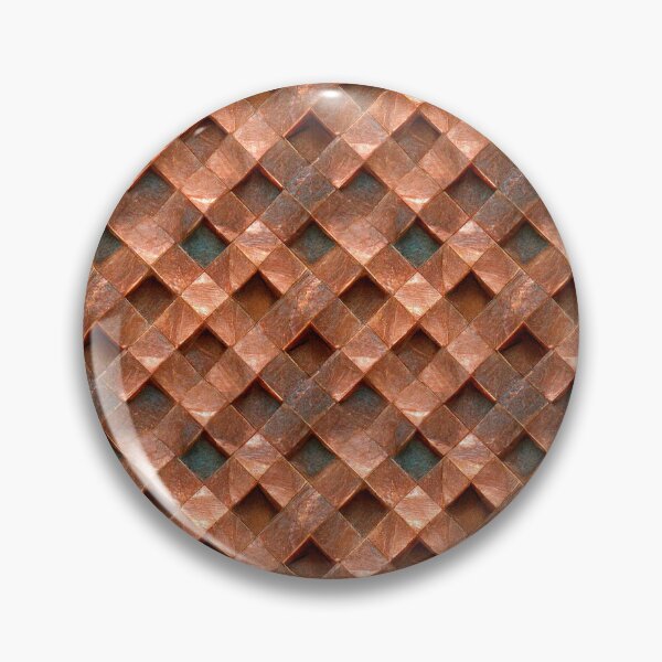 Item preview, Small Bright Copper Argyle Pattern, Caros designed and sold by TreasuryOE.