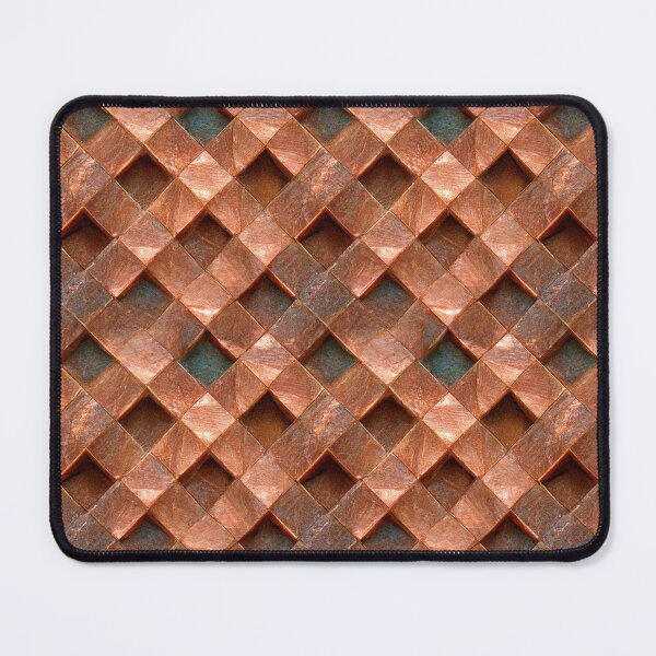 Item preview, Small Bright Copper Argyle Pattern, Caros designed and sold by TreasuryOE.