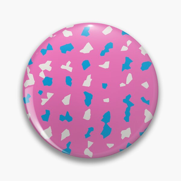 Item preview, White and Blue Crystals Patchwork with Pink Background designed and sold by S4Graphics.