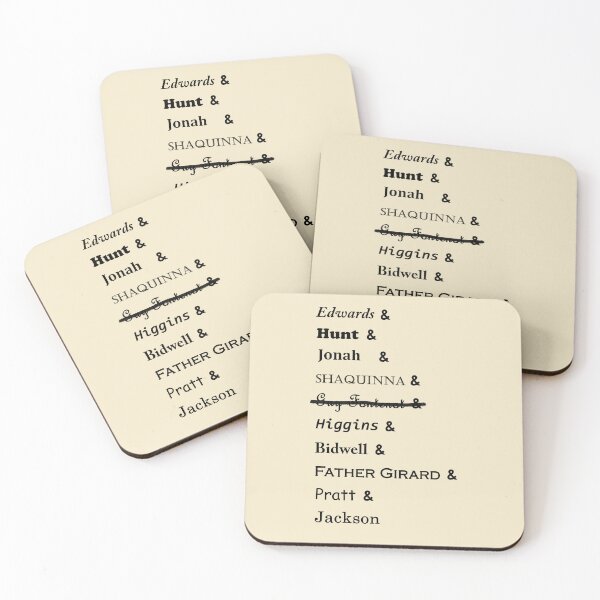 Item preview, Almost Heroes - Names [black] designed and sold by red-leaf.