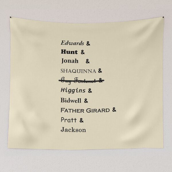 Item preview, Almost Heroes - Names [black] designed and sold by red-leaf.