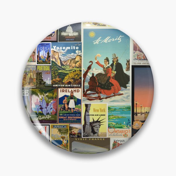 Item preview, Vintage Travel Patchwork designed and sold by mamahellfire31.