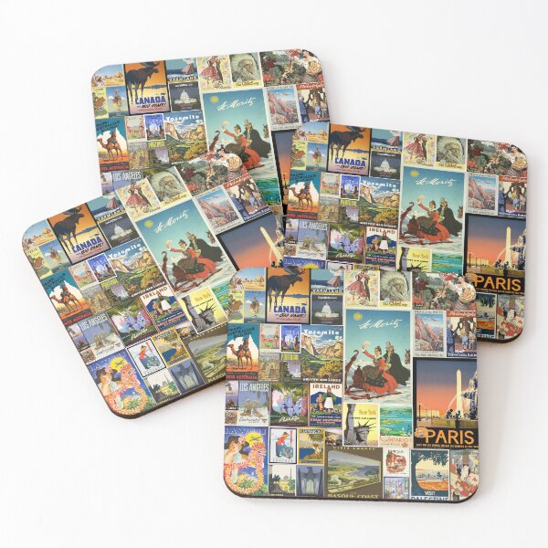 Item preview, Vintage Travel Patchwork designed and sold by mamahellfire31.
