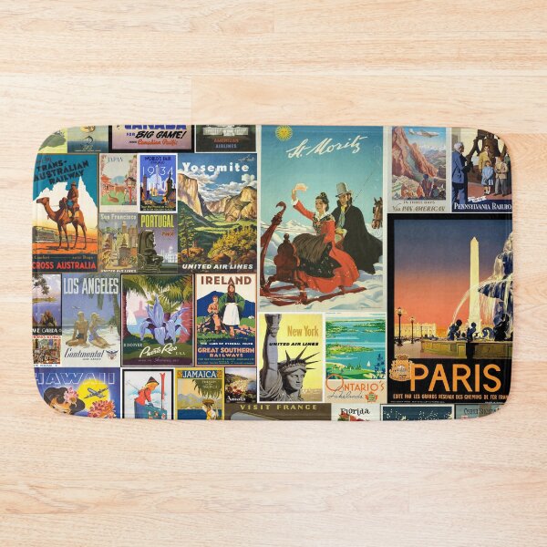 Item preview, Vintage Travel Patchwork designed and sold by mamahellfire31.