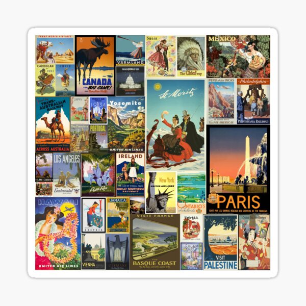 Item preview, Vintage Travel Patchwork designed and sold by mamahellfire31.