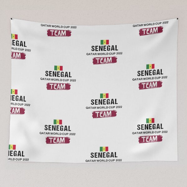 Item preview, Senegal World Cup Football Soccer fan Qatar 2022  designed and sold by cheslie-style.