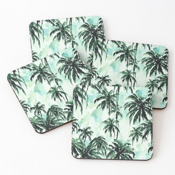 Item preview, Tropical Palm Trees Watercolour 2 designed and sold by GrizzlyGaz.