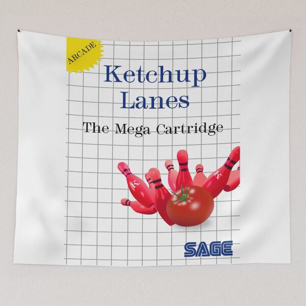 Item preview, Ketchup Lanes   designed and sold by KinkyKaiju.