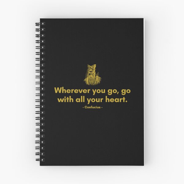 Item preview, Wherever you go, go with all your heart. | Quote from Confucius | Motivational Quote designed and sold by Philosopherous.