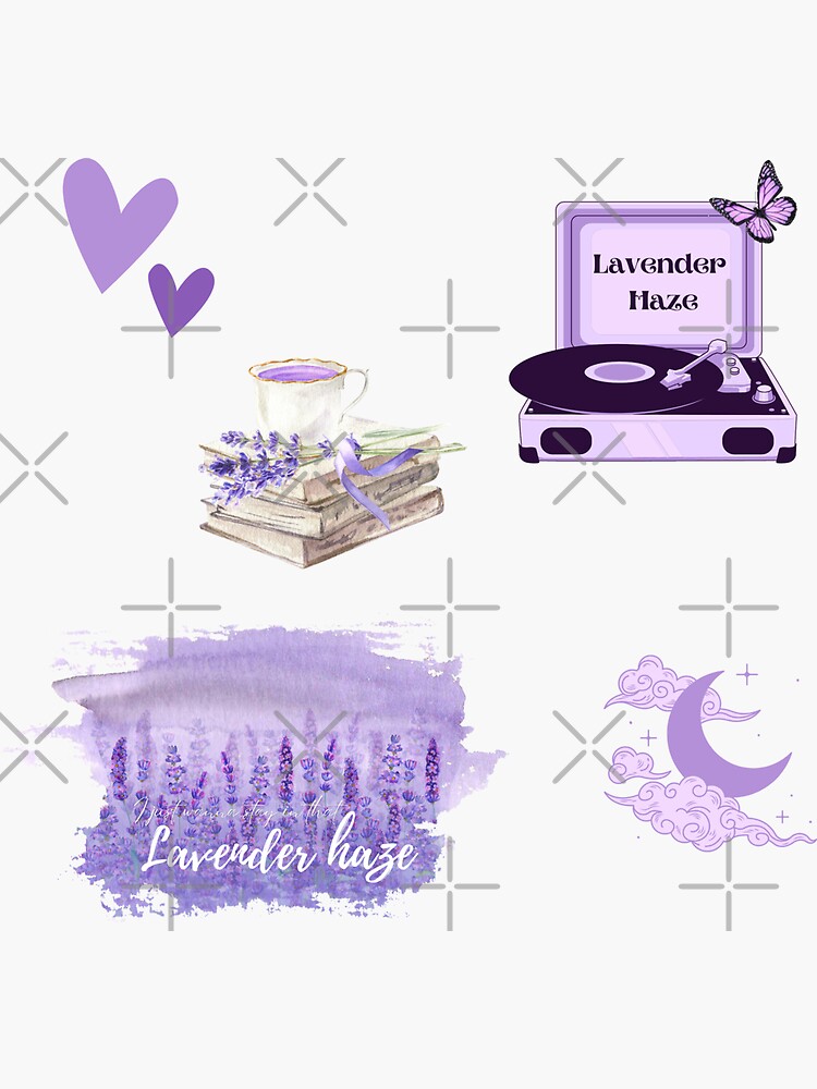 Lavender Haze Sticker Pack - Taylor Swift Midnights Art Board Print for  Sale by bombalurina