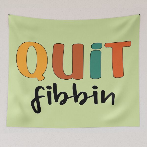 Item preview, Quit Fibbin' Funny Medical Heart meme designed and sold by retro10.