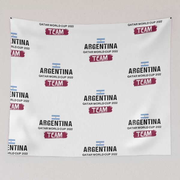 Item preview, Argentine World Cup Football Soccer fan Qatar 2022  designed and sold by cheslie-style.