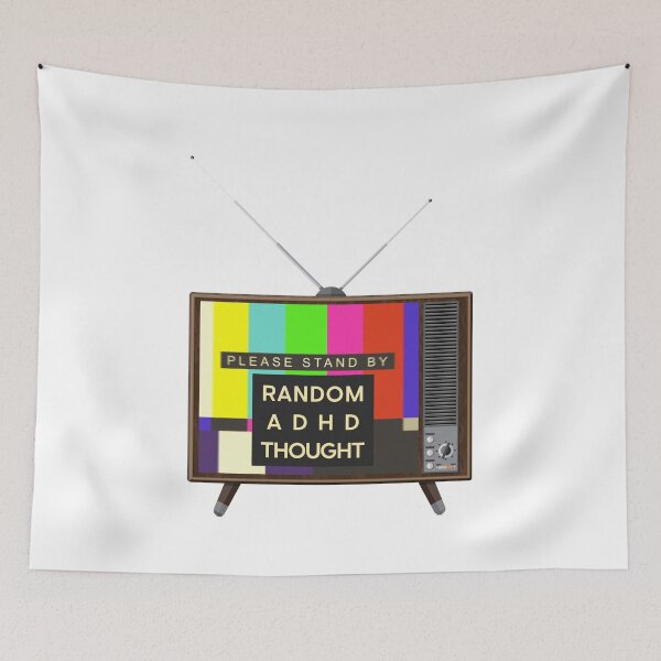 Item preview, ADHD Joke designed and sold by BuraxisQuotes.