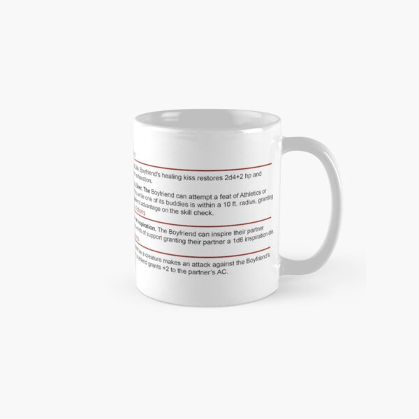Item preview, D&D Boyfriend Stat Block for Valentine or Anniversary Gift designed and sold by sunburstrpg.