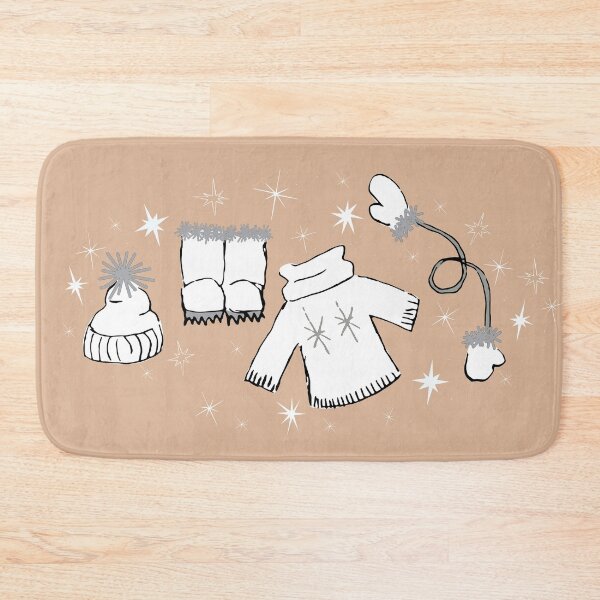 Item preview, Winter weather snow lover gear cartoon illustration designed and sold by AngelDawnDesign.