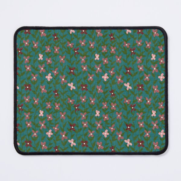 Item preview, Rosy Clematis, Teal designed and sold by Jaima-OLoughlin.