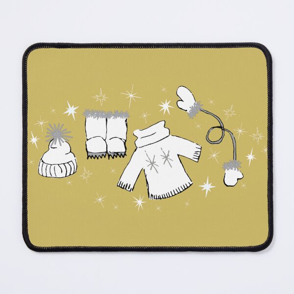 Item preview, Winter weather snow lover gear cartoon illustration designed and sold by AngelDawnDesign.