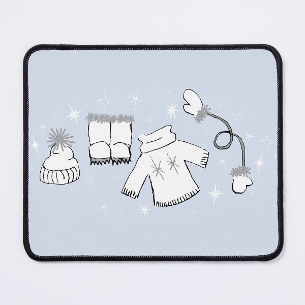 Item preview, Winter weather snow lover gear cartoon illustration designed and sold by AngelDawnDesign.