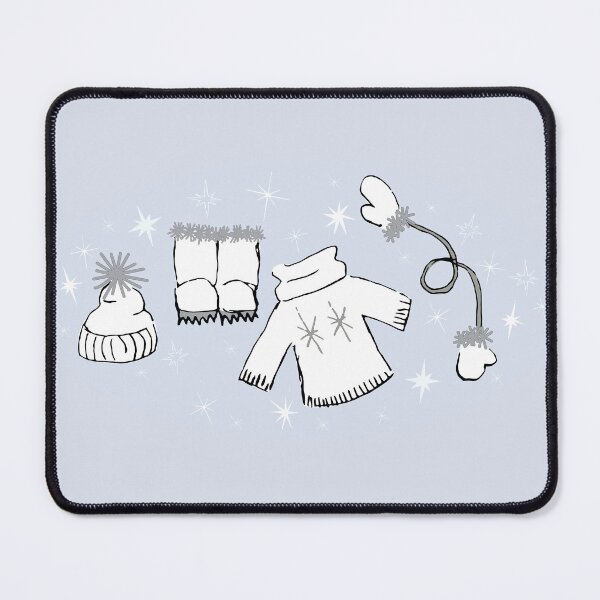 Item preview, Winter weather snow lover gear cartoon illustration designed and sold by AngelDawnDesign.