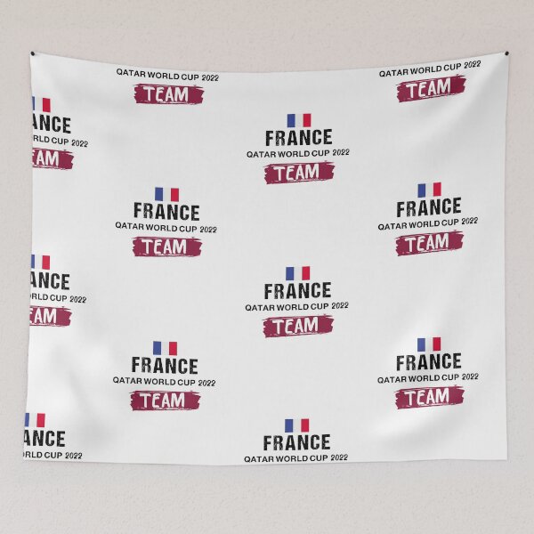 Item preview, FRANCE  World Cup Football Soccer fan Qatar 2022  designed and sold by cheslie-style.