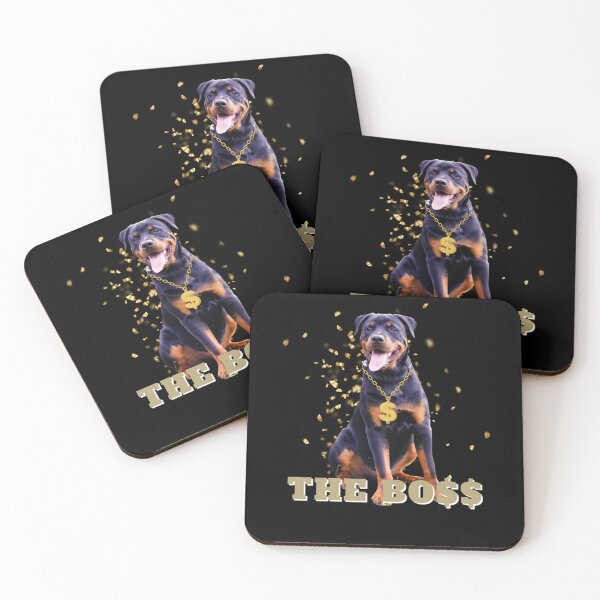 Item preview, Rottweiler The Boss Dog - Golden Dog Design designed and sold by MWProject.