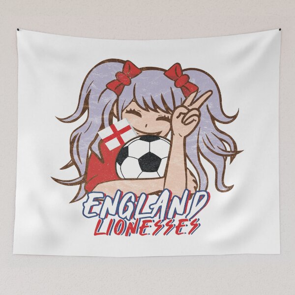 Item preview, England Lionesses Anime Soccer Girl designed and sold by Numero14.