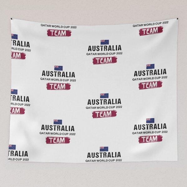 Item preview, AUSTRALIA  World Cup Football Soccer fan Qatar 2022  designed and sold by cheslie-style.