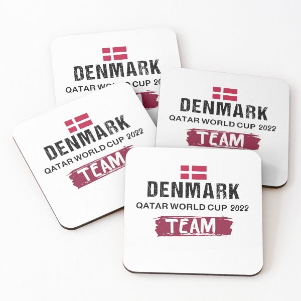 Item preview, DENMARK World Cup Football Soccer fan Qatar 2022  designed and sold by cheslie-style.
