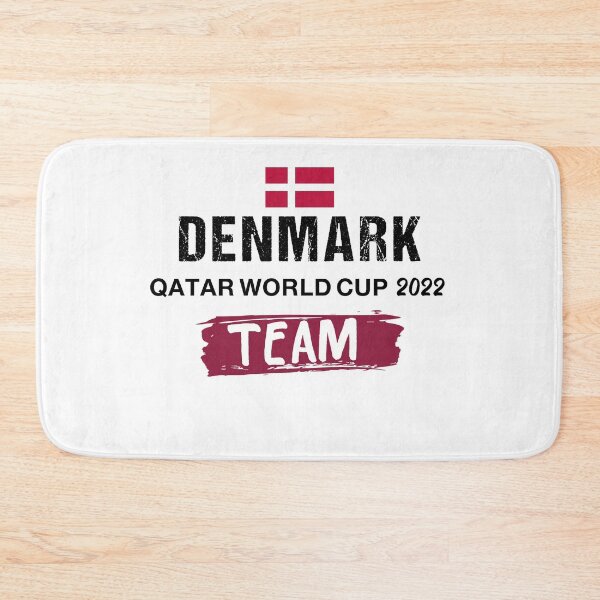 Item preview, DENMARK World Cup Football Soccer fan Qatar 2022  designed and sold by cheslie-style.