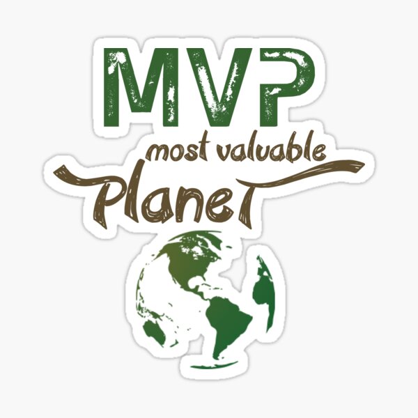 MVP most valuable planet Sticker