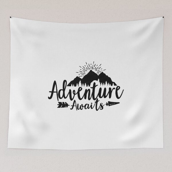 Item preview, Happy Camper Adventure Awaits Summer Vacation Gift, Adventure Awaits designed and sold by RedArtsDesign.