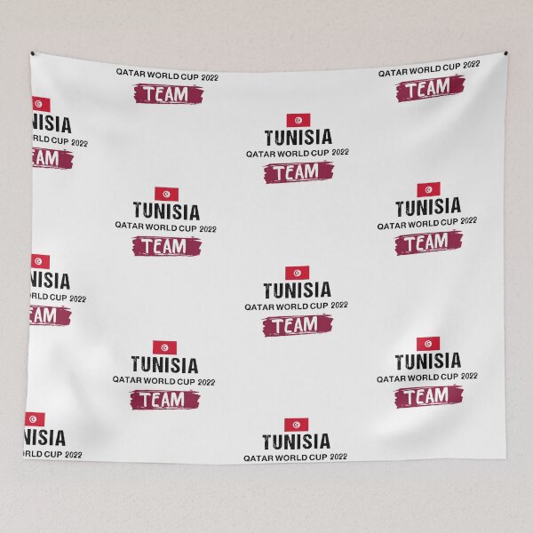 Item preview, TUNISIA World Cup Football Soccer fan Qatar 2022  designed and sold by cheslie-style.