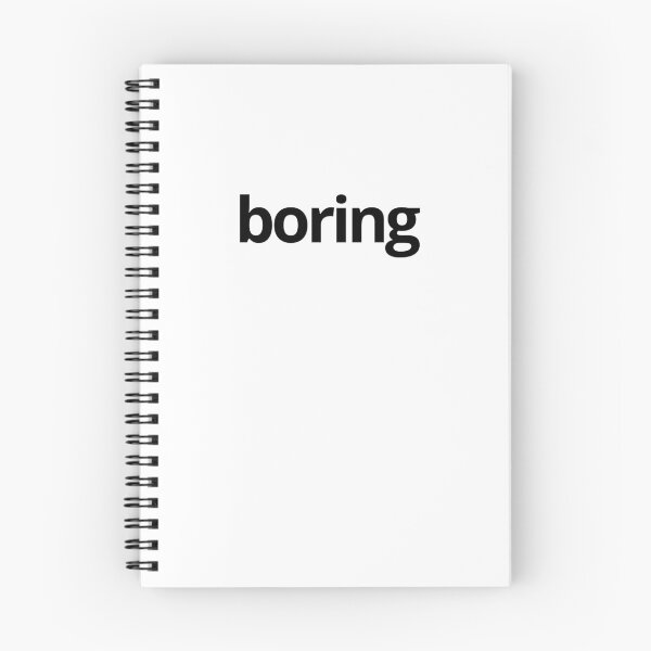 Item preview, Boring — Lazy, Humor, Quotes designed and sold by CROWNLIGHT.