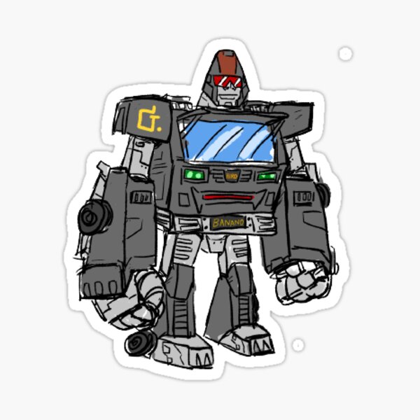 "Gorilla Transformer" Sticker for Sale by Holmslicee Redbubble